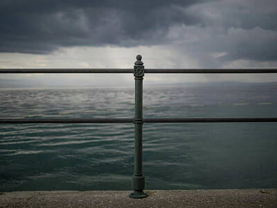 Curtis Patterson Rights Managed Images - Railing Royalty-Free Image by Curtis Patterson