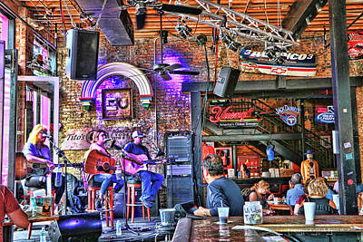 Mother And Child Paintings - Rippys Bar and Grill - Nashville by Allen Beatty