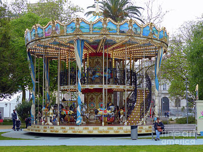Mans Best Friend Rights Managed Images - Santander Carousel - Spain Royalty-Free Image by Phil Banks