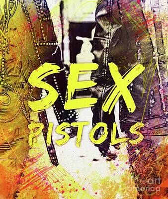 Musicians Digital Art - Sex Pistols by Esoterica Art Agency