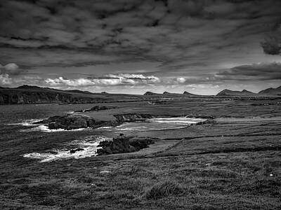 Seascapes Larry Marshall - Slea Head View BW #i1 by Leif Sohlman