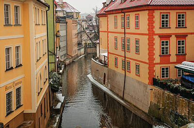 1-war Is Hell - Snowy Prague. Devil Stream by Jenny Rainbow