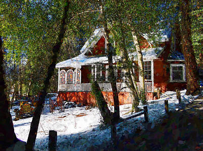 Little Mosters - Snowy Retreat by Glenn McCarthy Art and Photography