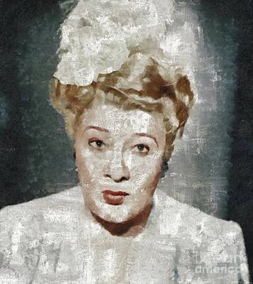 Jazz Painting Royalty Free Images - Sophie Tucker, Music Legend Royalty-Free Image by Esoterica Art Agency