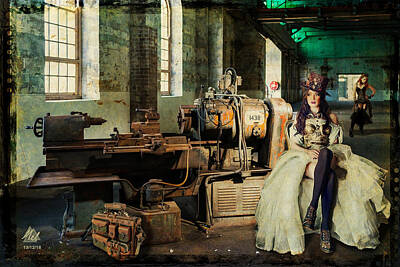 Steampunk Digital Art - Steampunk 7 by Mel Beasley