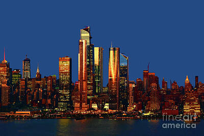 Featured Tapestry Designs - Sundown Afterglow NYC by Regina Geoghan