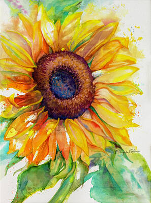 Sunflowers Paintings - Sunflowers II by Patricia Allingham Carlson