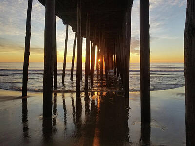 The Playroom - Sunrise At The OC Fishing Pier by Robert Banach