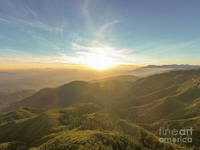 Raynor Garey Royalty-Free and Rights-Managed Images - Sunset over SoCal by Raynor Garey