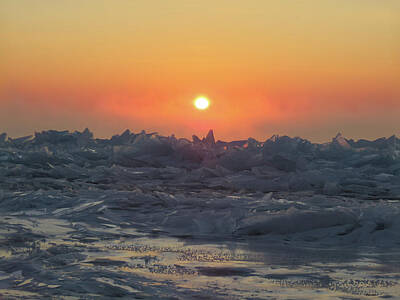 Printscapes - Superior Winter Sunrise by Alison Gimpel