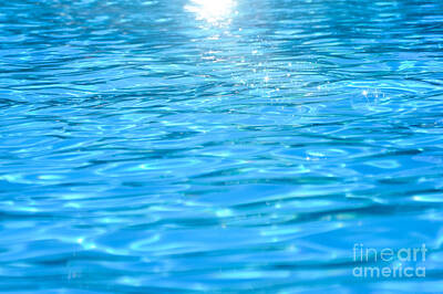 Ethereal Royalty Free Images - Swimming pool water Royalty-Free Image by Wdnet Studio