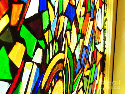 Priska Wettstein All About Still Lifes - Tabernacle Baptist Church Stained Glass VII  by Robert Knight