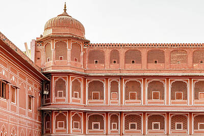 Cities Royalty Free Images - The courtyard of Jaipur City Palace, Jaipur, Rajasthan, India Royalty-Free Image by Marek Poplawski