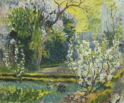 Christian Paintings Greg Olsen - The Garden in Spring, 1914 by Henri Lebasque
