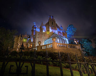 Mark Andrew Thomas Rights Managed Images - The Haunted Mansion at Walt Disney World Royalty-Free Image by Mark Andrew Thomas