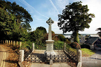 Traditional Kitchen Royalty Free Images - The Mylor War Memorial Royalty-Free Image by Terri Waters