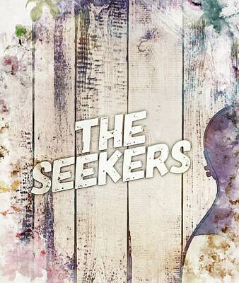 Music Digital Art - The Seekers by Esoterica Art Agency