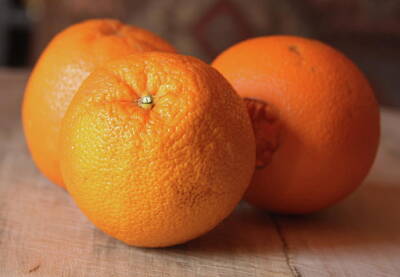 Vintage Tees - Three Naval Oranges by Cathy Lindsey