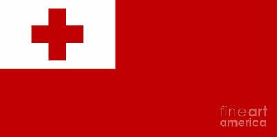 Custom Racing Posters - Tonga National Flag by Bigalbaloo Stock