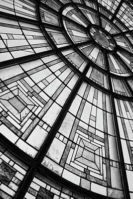 Windmills Rights Managed Images - Union Station Glass - Indy #2 Royalty-Free Image by Stephen Stookey