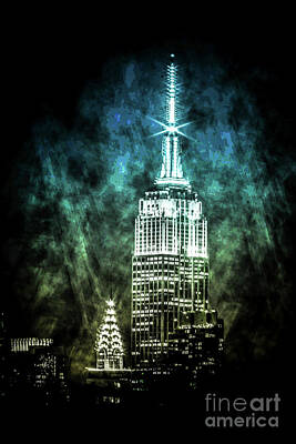 Skylines Royalty-Free and Rights-Managed Images -  Urban Grunge Collection Set - 16 by Az Jackson