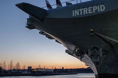 Grace Kelly - USS Intrepid at Sunset by Doug Ash