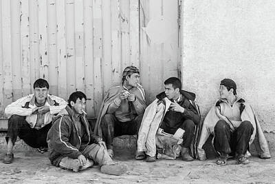 Frog Photography - Uzbek Day Laborers by SR Green