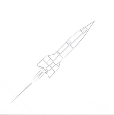 Traditional Bells Rights Managed Images - V2 Rocket Launch Sketch Royalty-Free Image by Bigalbaloo Stock