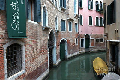 City Scenes Royalty-Free and Rights-Managed Images - Venetian streets -canals. Carlo Galdoni Museum by Marina Usmanskaya