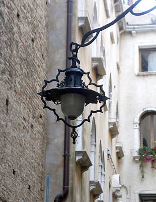 Outerspace Patenets Rights Managed Images - Venice Street Light Royalty-Free Image by John Hughes