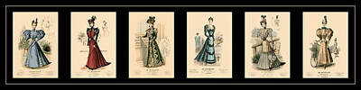 Lime Art - Victorian Fashion 2 by Andrew Fare