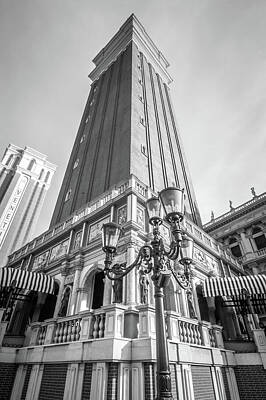 Route 66 Royalty Free Images - View of The Venetian Hotel  Royalty-Free Image by Alex Grichenko