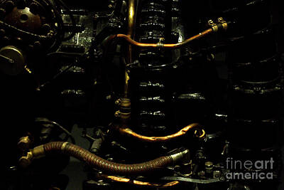 Caravaggio Royalty Free Images - Vintage Jet Engine Royalty-Free Image by Doc Braham
