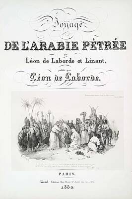Temples - Voyage de l Arabie Petree par Leon de Laborde et Linant by Celestial Images