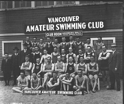 Music Paintings - V.R.C. Vancouver Rowing Club U.B.C. University of British Columbia B.E.  C. British Empire  Co by Celestial Images