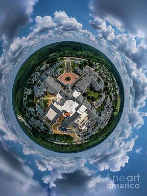 Raynor Garey Royalty-Free and Rights-Managed Images - Wellspring Tiny Planet by Raynor Garey