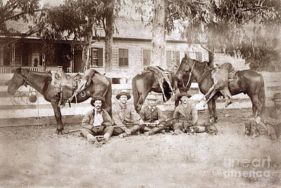 Purely Purple - William Hatton hunting party  Carmel Valley, Calif. August 22, 1886 by Monterey County Historical Society