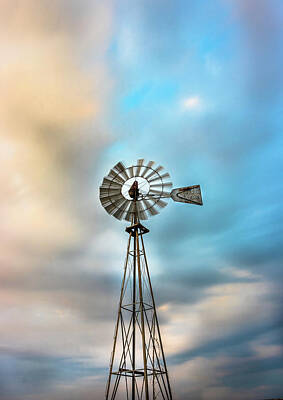 Fine Dining - Windmill And Clouds by Jordan Hill