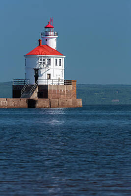 Book Quotes - Wisconsin Point Lighthouse 7 C by John Brueske