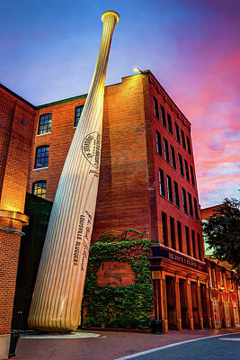Baseball Photos - Worlds Largest Baseball Bat - Louisville Kentucky by Gregory Ballos
