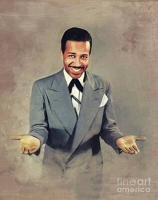 Jazz Painting Royalty Free Images - Wynonie Harris, Music Legend Royalty-Free Image by Esoterica Art Agency