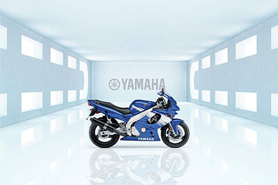 Caravaggio Rights Managed Images - Yamaha YZF 600R Royalty-Free Image by Airpower Art
