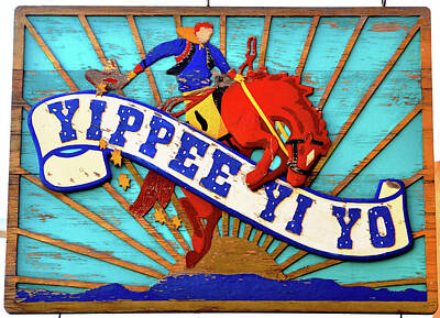 Royalty-Free and Rights-Managed Images - Yippee Yi Yo sign Santa Fe New Mexico by David Lee Thompson