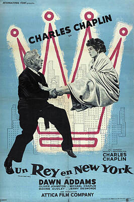 Royalty-Free and Rights-Managed Images -  A King in New York, with Charlie Chaplin, 1957 by Stars on Art