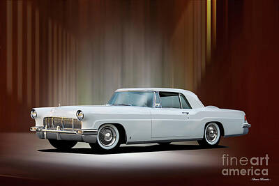 City Scenes - 1956 Lincoln Continental Mark II by Dave Koontz