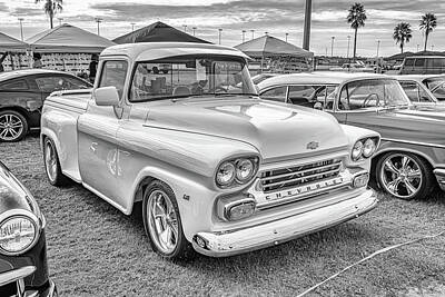 Transportation Royalty-Free and Rights-Managed Images - 1958 Chevrolet Apache 3100 Pickup Truck by Gestalt Imagery