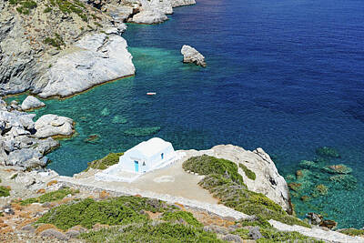 Green Grass - Agia Anna beach of Amorgos, Greece by Constantinos Iliopoulos