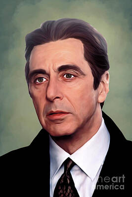 Royalty-Free and Rights-Managed Images - Al Pacino - illustration by Stars on Art