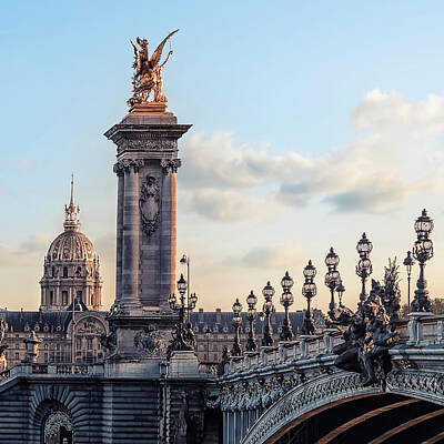 Royalty-Free and Rights-Managed Images - Alexandre III Bridge by Manjik Pictures