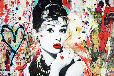 Actors Rights Managed Images - Audrey Hepburn People Royalty-Free Image by Kathleen Artist PRO